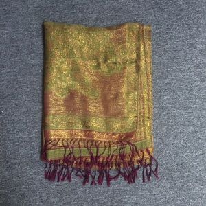 New Pashmina Silk Shawl Scarf From Afghanistan